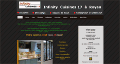 Desktop Screenshot of infinitycuisines.com